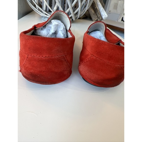 BOSS Hugo Boss Slip-On Suede Loafers, Moccasins Men's Holiday RED Sz 9 - Picture 8 of 9